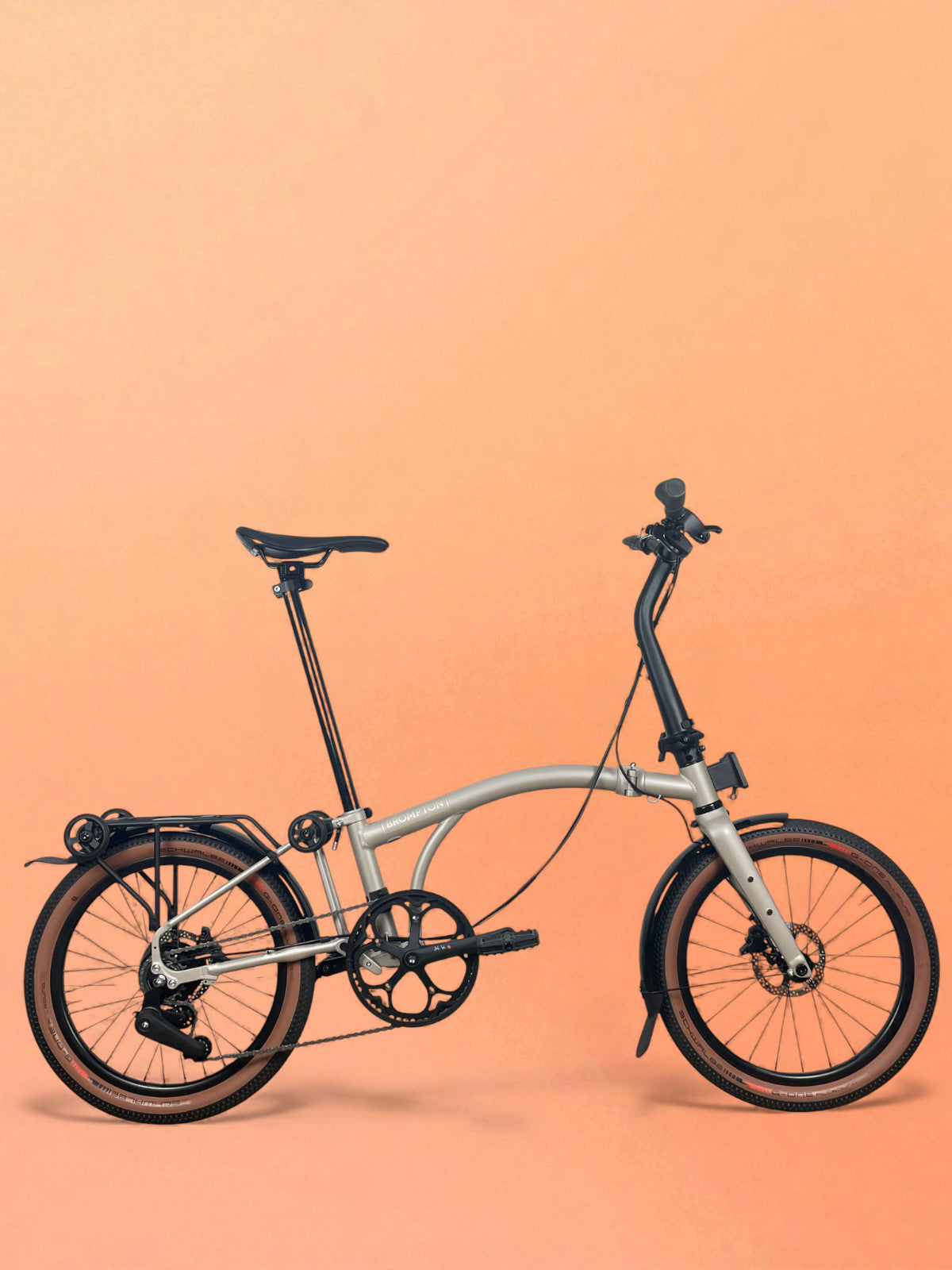 Brompton G Line - Roller Rack - Traildust White - Large
