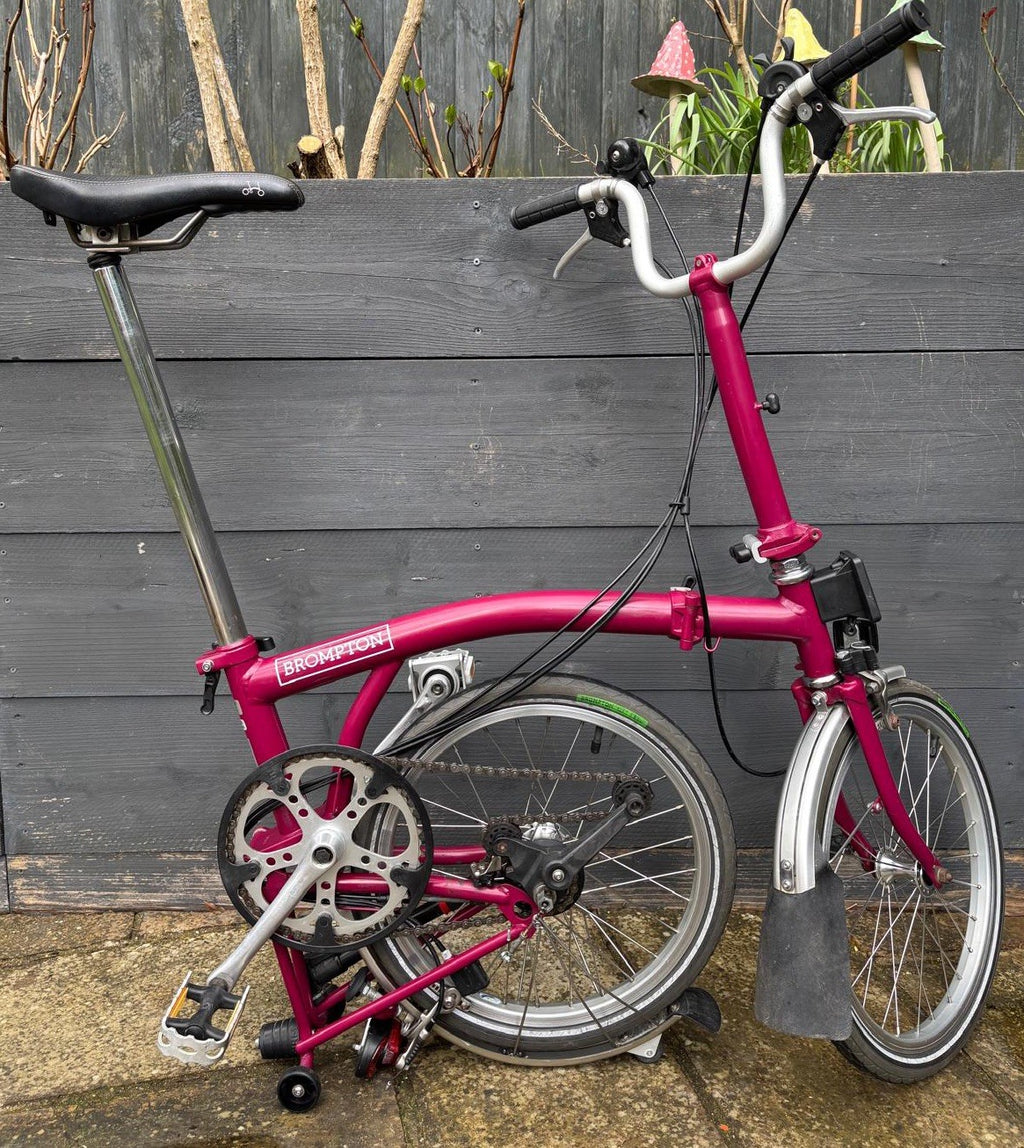 Brompton M6L C line equivalent Folding Bike 6 Speed - light leisure Used