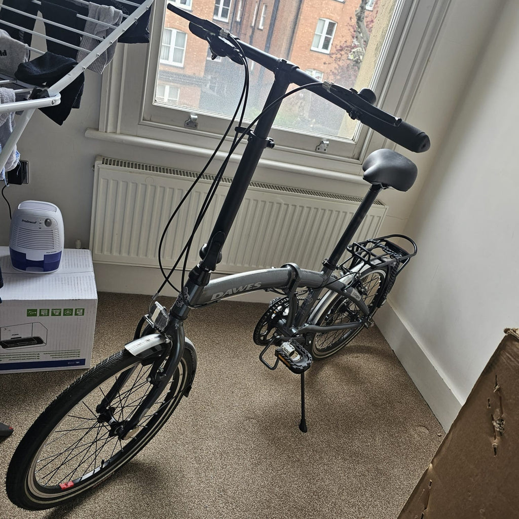 Dawes Kingpin Folding Bike Grey – Used Once – Excellent Condition – RRP £521