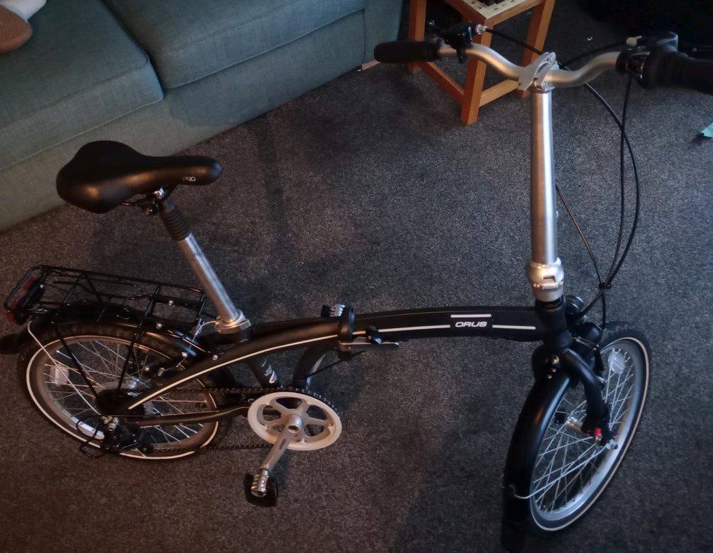 ORUS folding Bike + lock & key