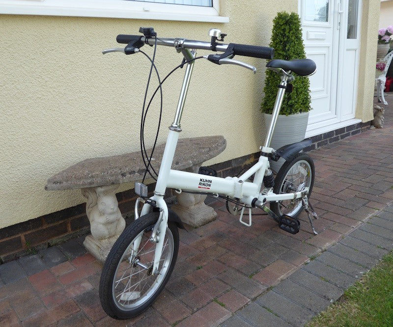 Adults Size Folding Bike. 16" Wheels 6 Gears. Rear Suspension View Exeter