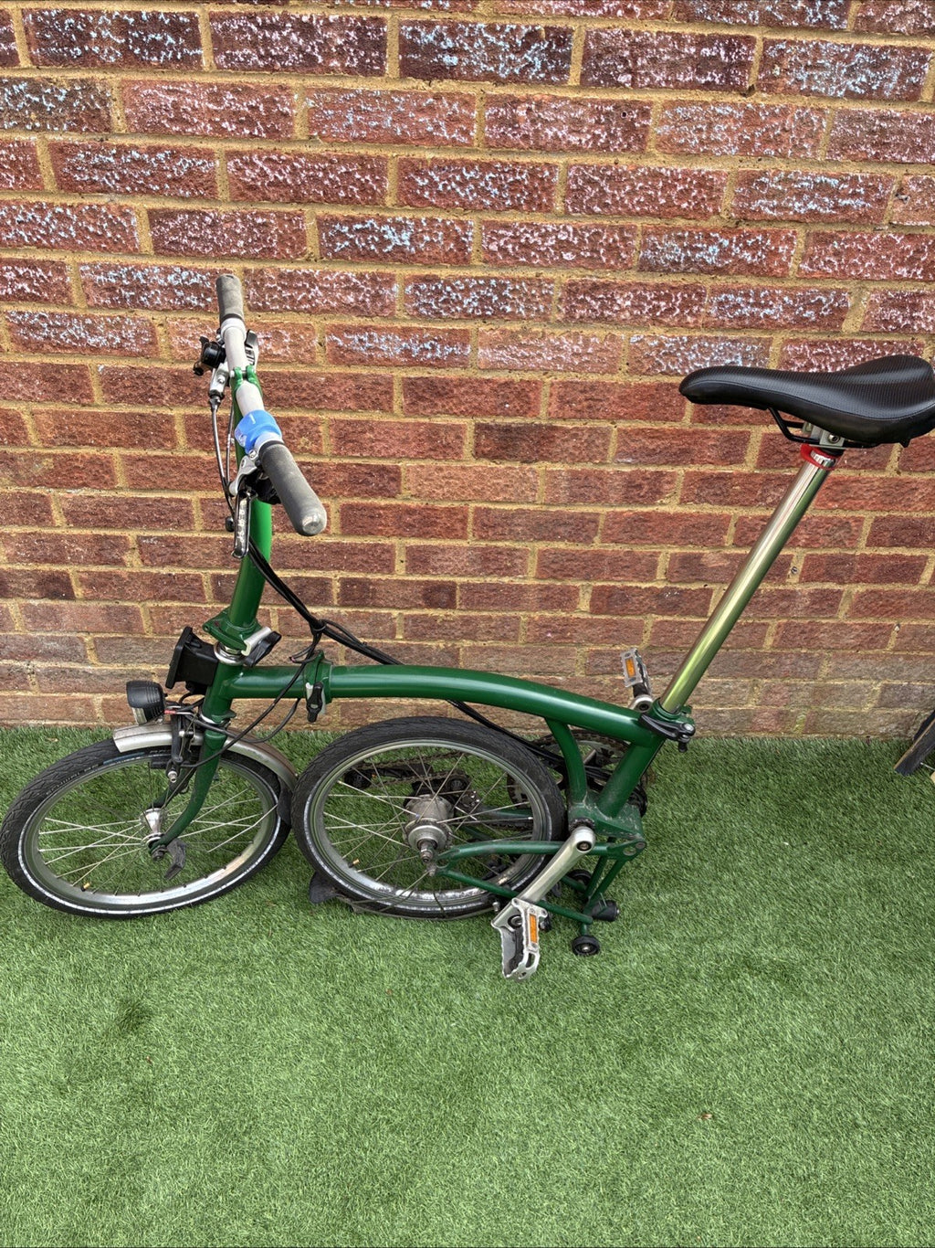 Brompton folding bike, 6 speed, British racing Green, See Description