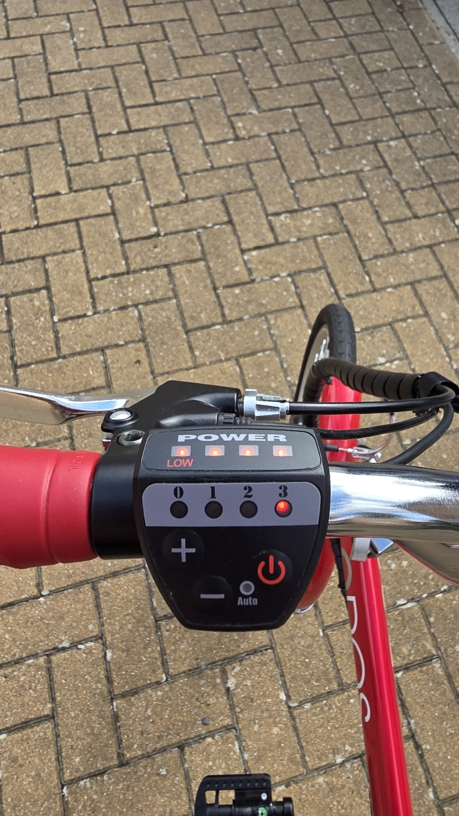 QDOS Red Folding Bike