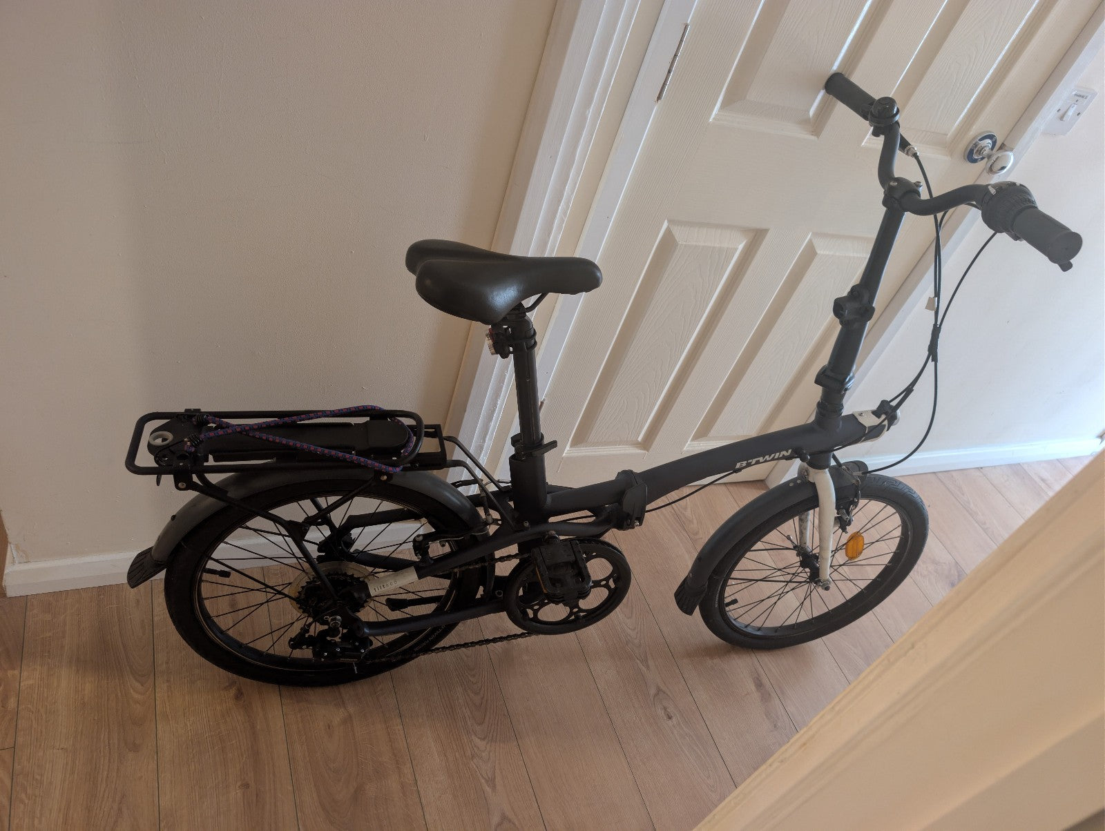 Folding bike B'TWIN Tilt 500 Decathlon Blue 12kg