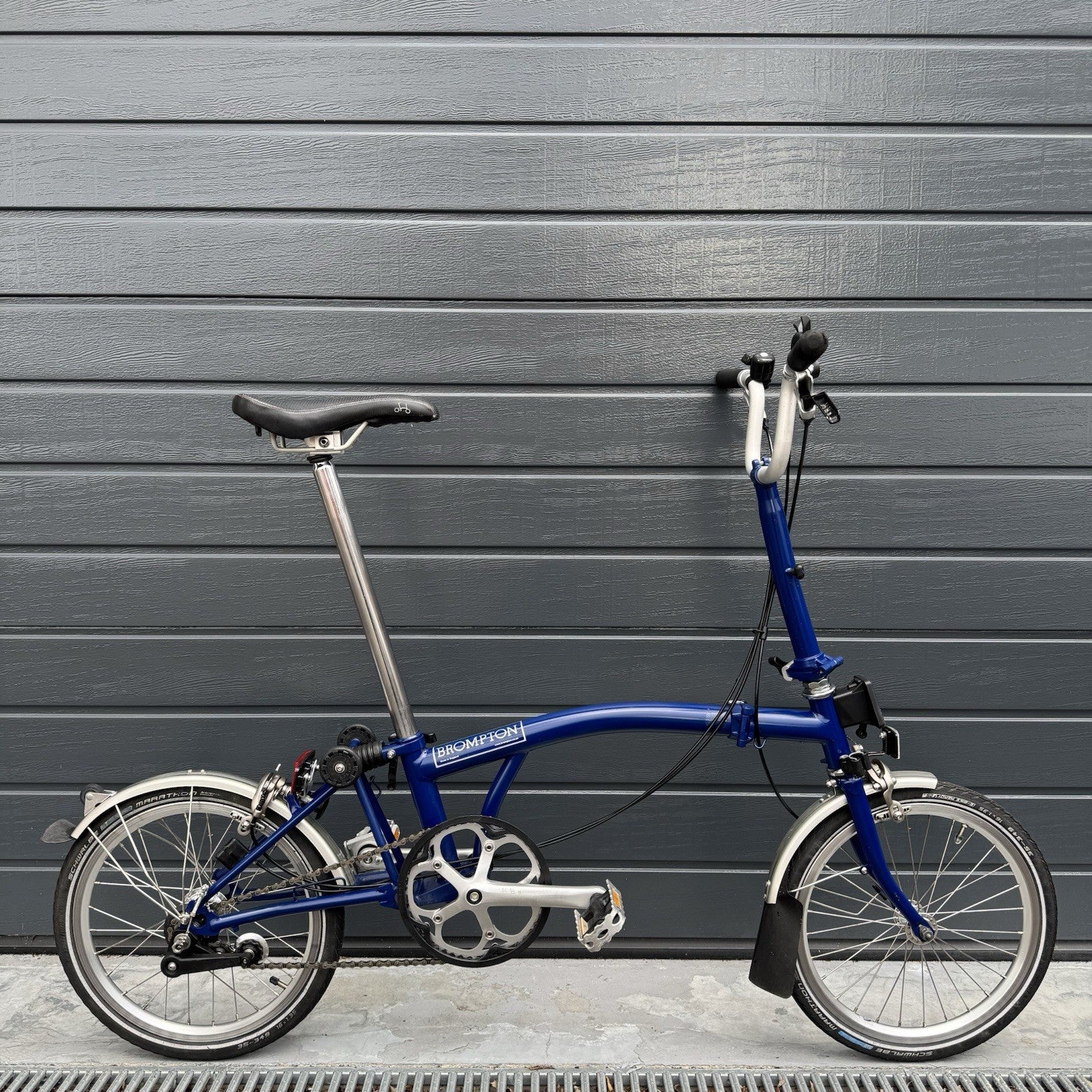 Brompton M3L 3 speed Blue Cobalt Serviced Superb Condition