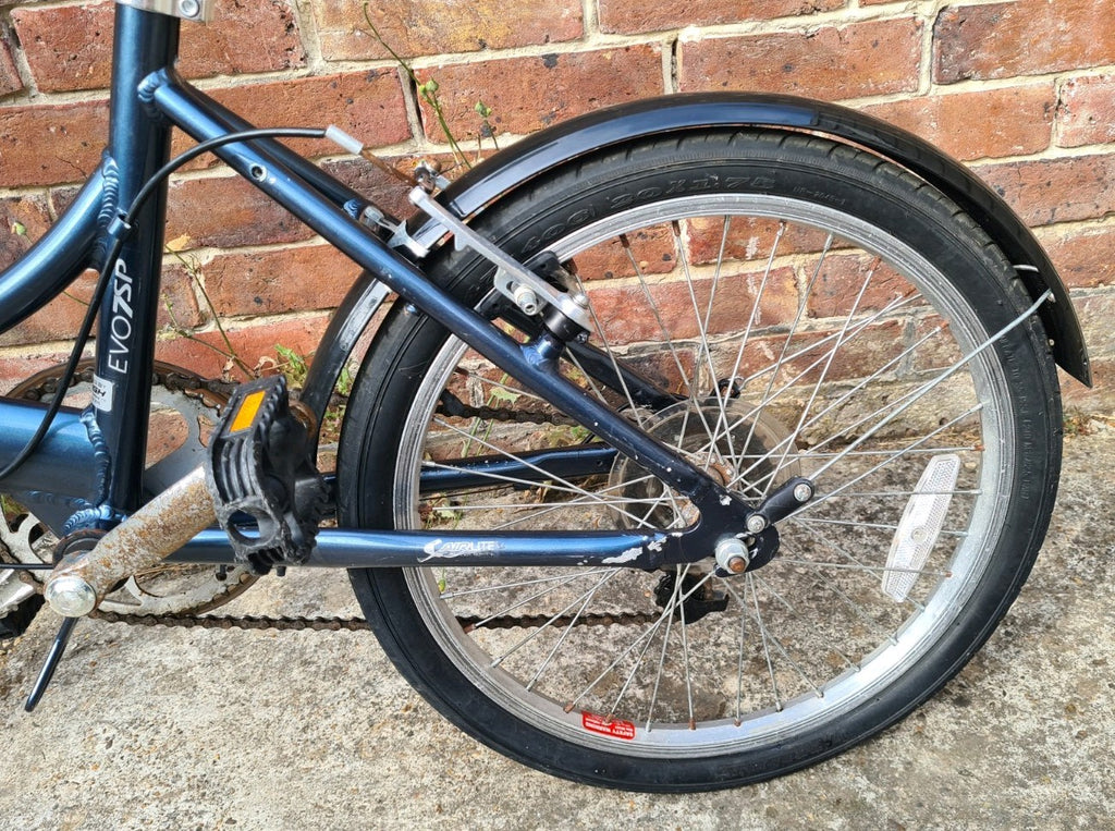 Raleigh EVO 7 SP Folding Bike Grey Bicycle 20" Wheels