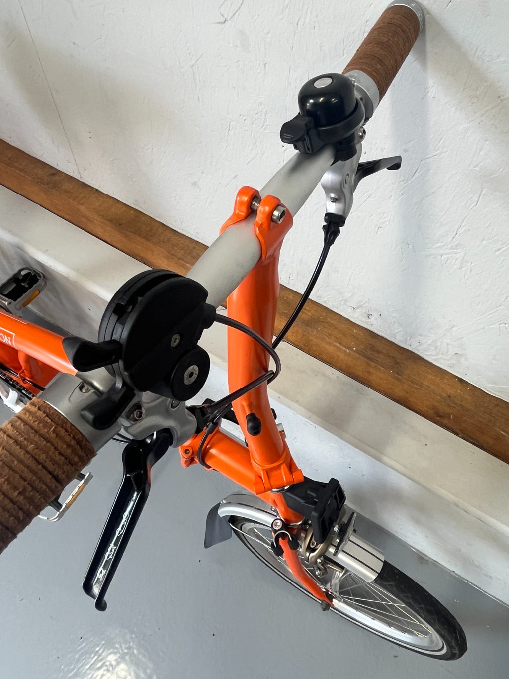 Brompton folding bike 3 speed C Line Orange