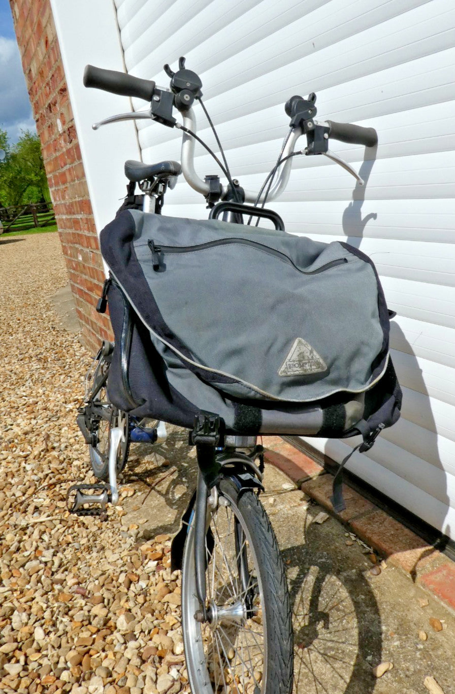 Brompton Folding M Series 6 speed with tool kit, cover and matching Brompton bag