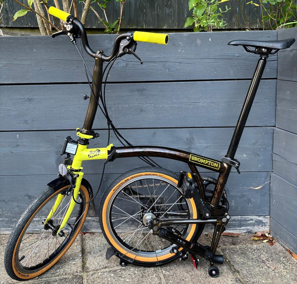 2025 Brompton C Line Tour De France Folding Bicycle 6 Speed - Hardly Used