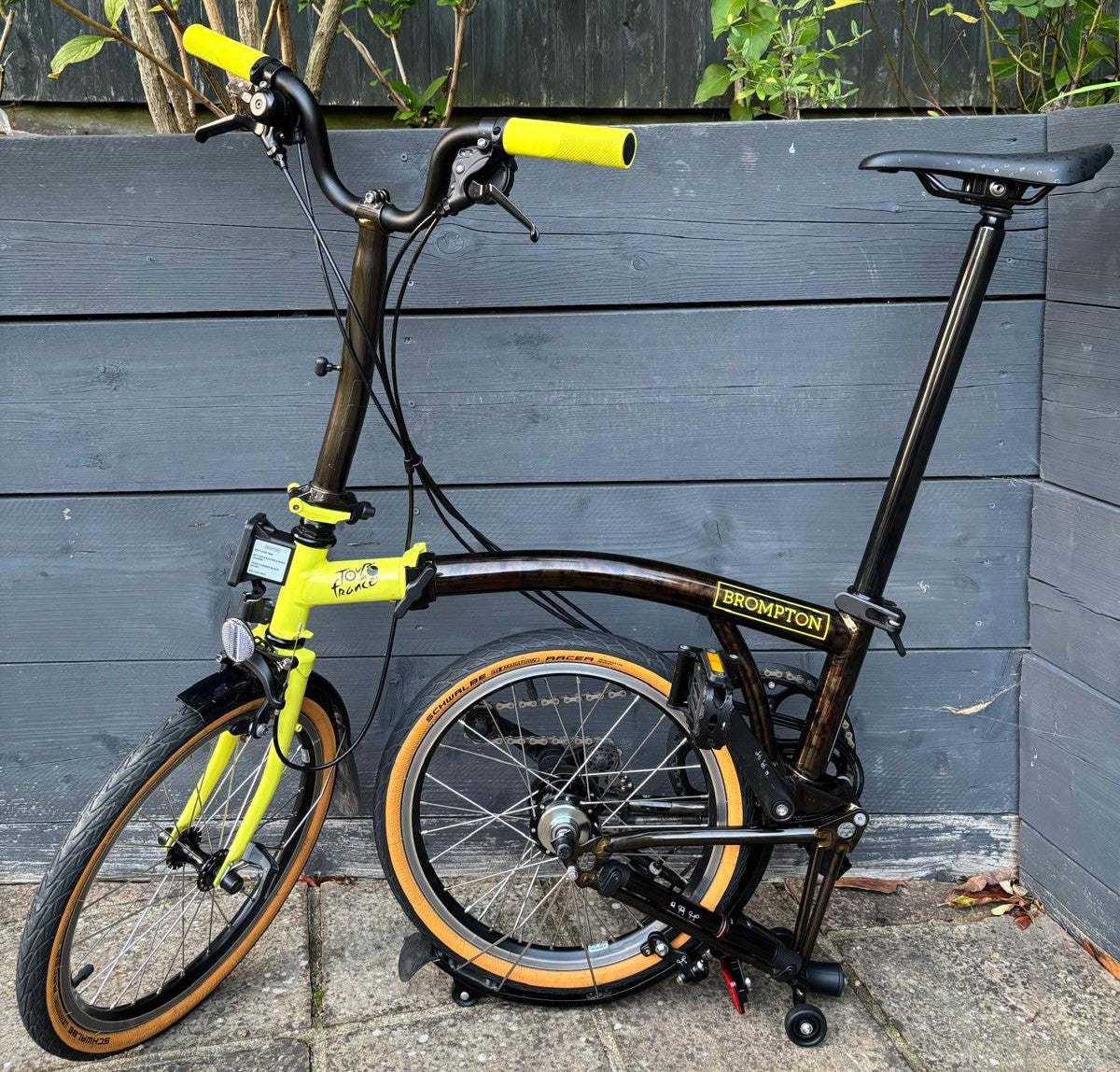 2025 Brompton C Line Tour De France Folding Bicycle 6 Speed - Hardly Used