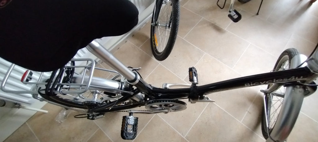 Pair of Bicycles4u Milan Explorer Folding Bicycle 20 Wheels with bags etc
