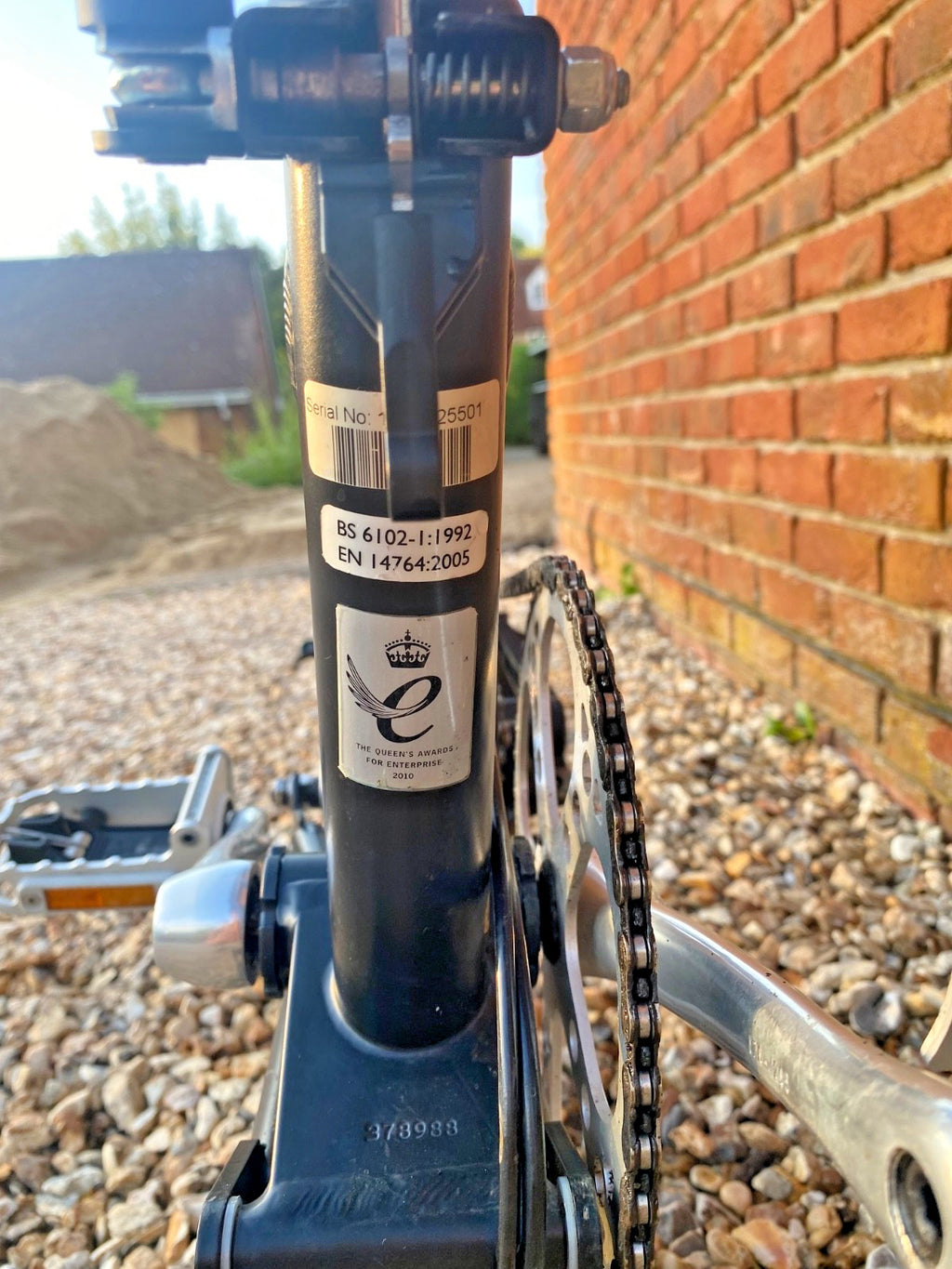 Brompton A Line 3-Speed Folding Bike with bag