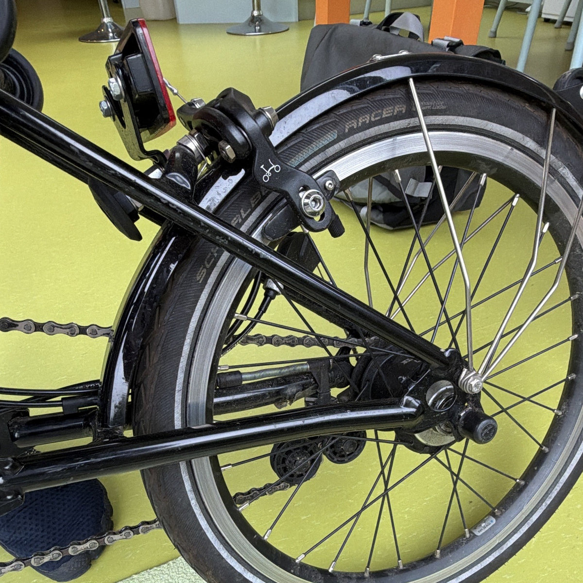 Brompton C Line Folding Bike 6-Speed. Lacquered bronze colour. 2021 model.