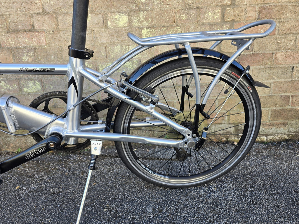 Dahon Helios Metro Vintage Folding Aluminium Push Bike Silver, Circa 1999