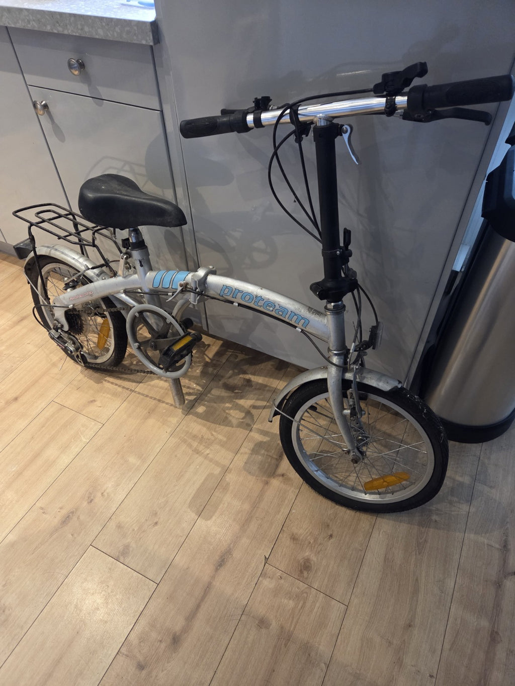 Proteam Folding Bike 6-Speed Shimano Gears, 16"