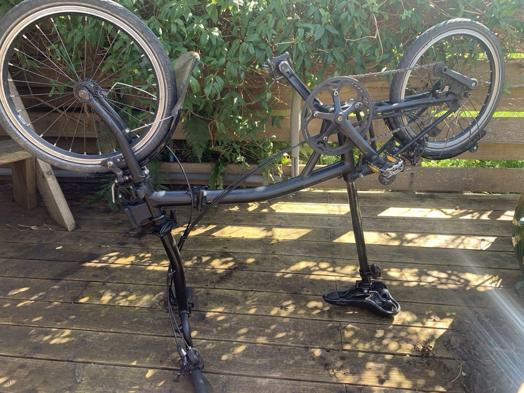 Brompton M6L, C-line, Folding 6 Speed, Bike Matt Black (2017), + Accessories