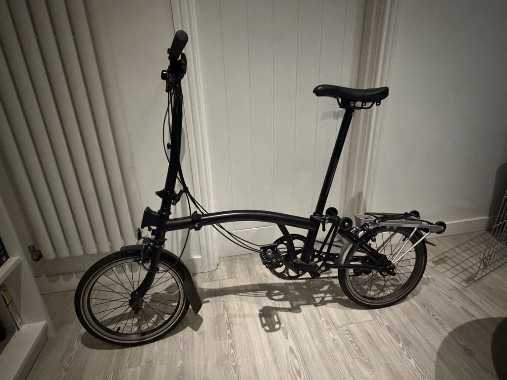 Brompton C-Line Explore 6-Speed Black Edition With Rack