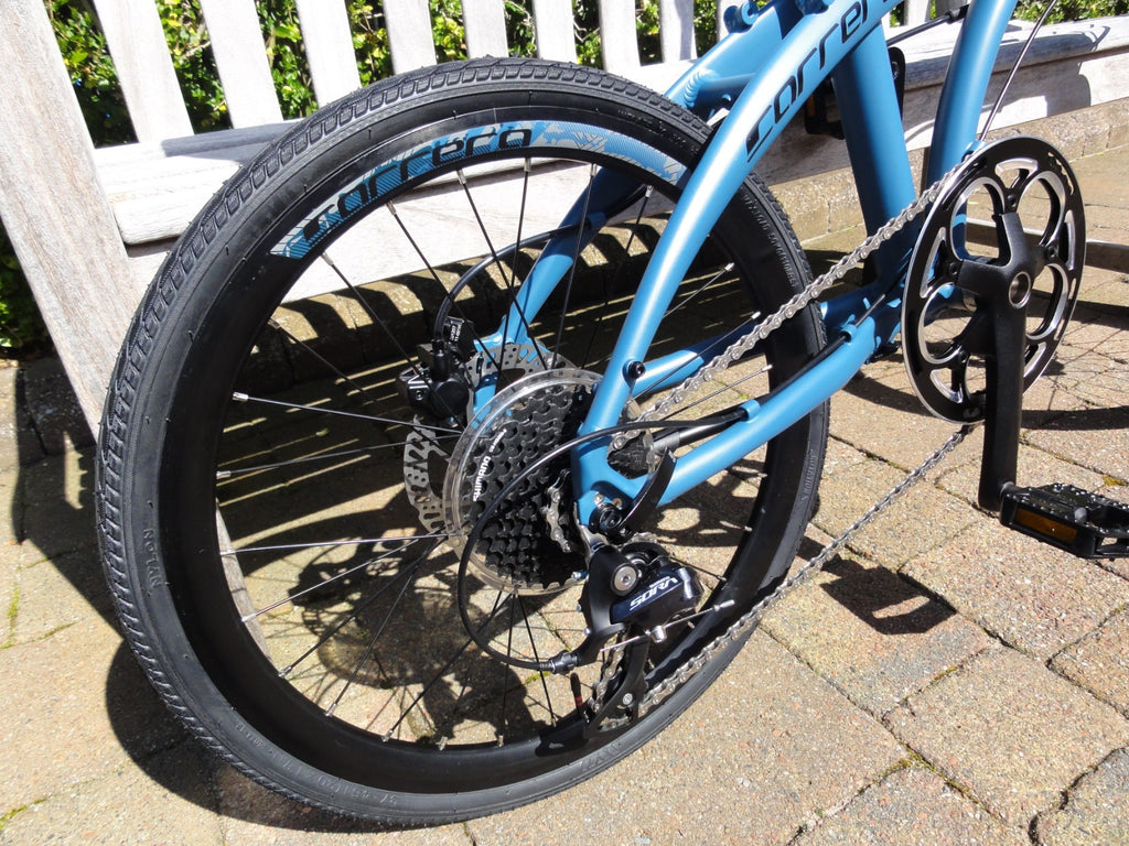 CARRERA INTERCITY DISC 9-SPEED FOLDING BIKE - MINT++