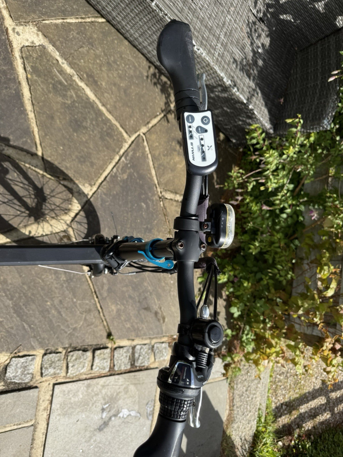 B'Twin Folding Bike Dark Blue, Decathlon