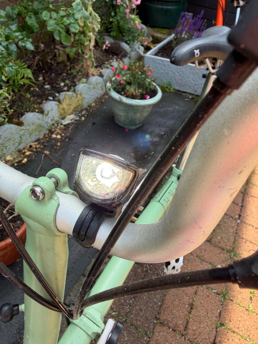 brompton folding bike 6 speed. Light green. Bike not used much