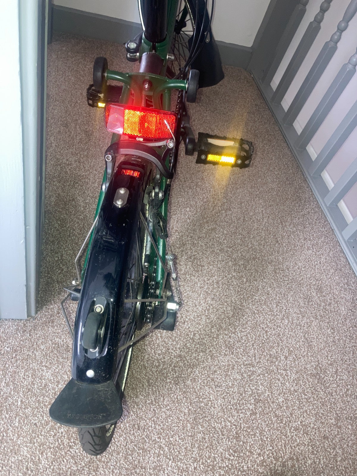 Brompton 2024 Brompton C Line M6L Black Edition Folding Bike - Racing Green
