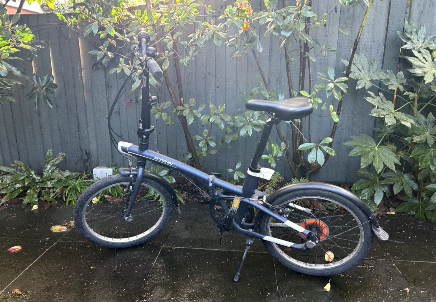 BTWIN TILT 500 | Foldable Bike | Blue