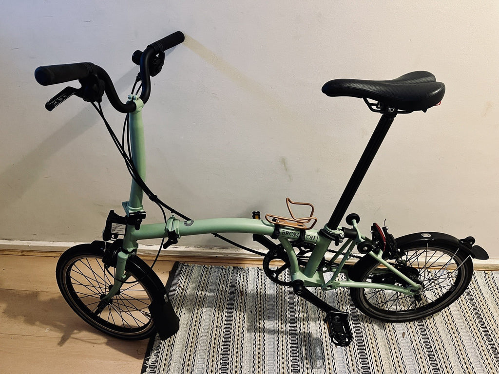 Brompton Bike 6-Speed Explore, Matcha Green M Handlebar