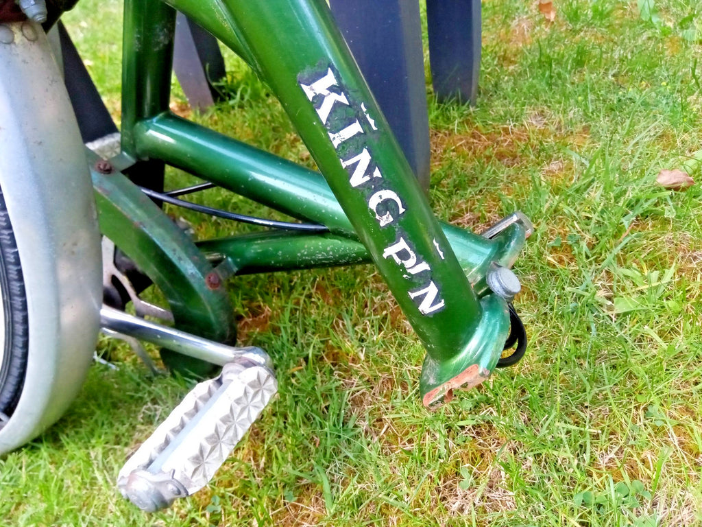 VINTAGE 1970s GREEN DAWES KINGPIN FOLDING BIKE BICYCLE STURMEY ARCHER 3 SPEED
