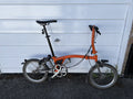 Brompton Superlight 2 S2l 2019 Orange, Black Folding Bike