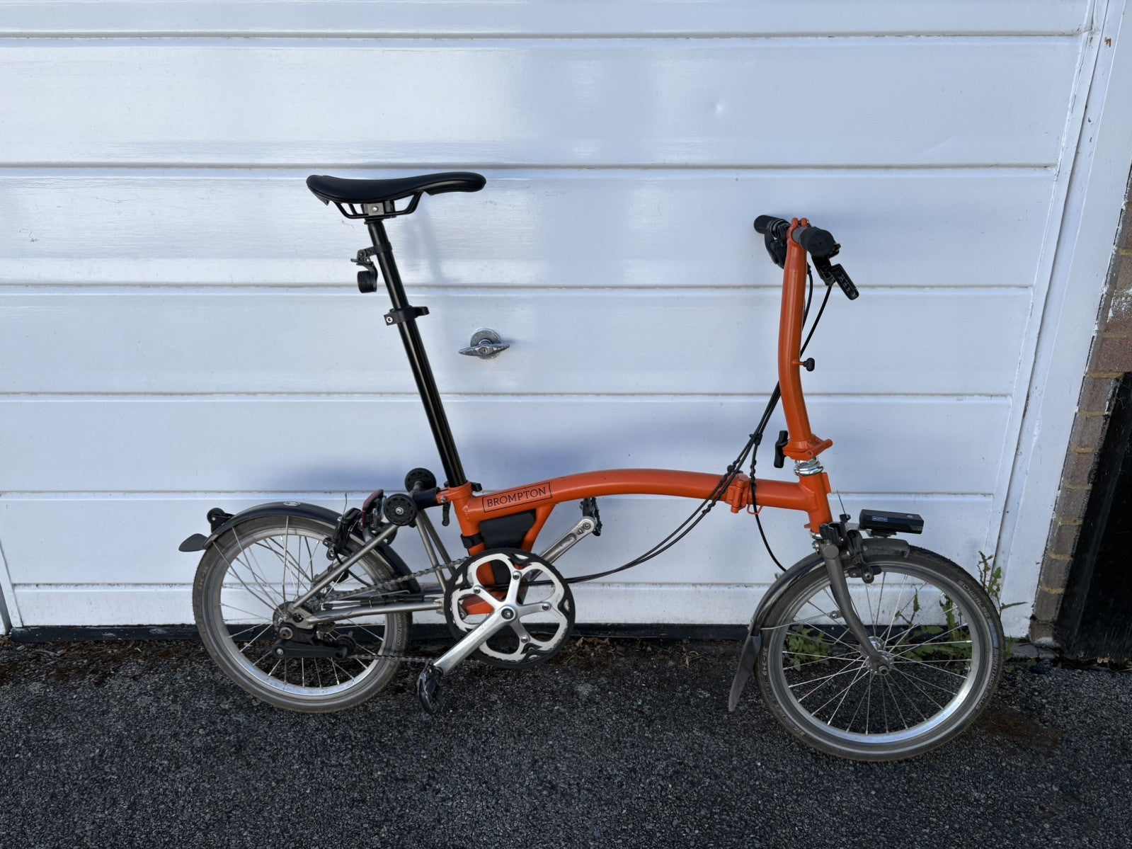 Brompton Superlight 2 S2l 2019 Orange, Black Folding Bike