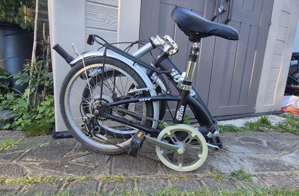 Folding city bike BH Ibiza, white, 20", good condition