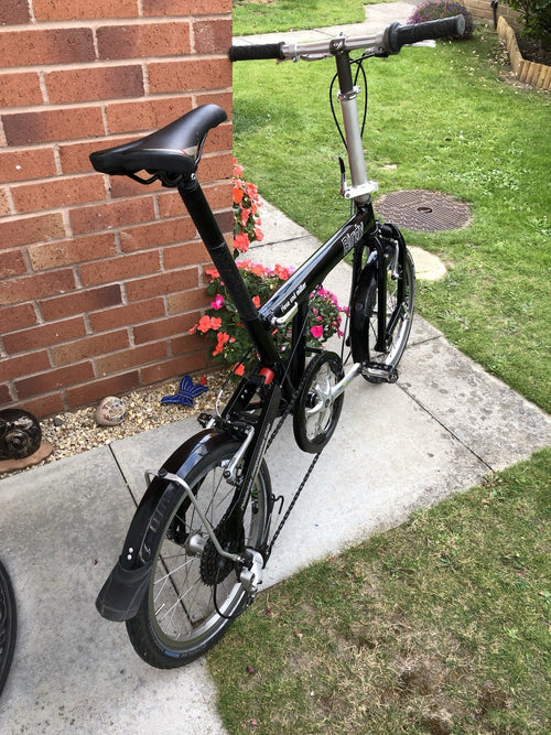 Birdy folding bike.