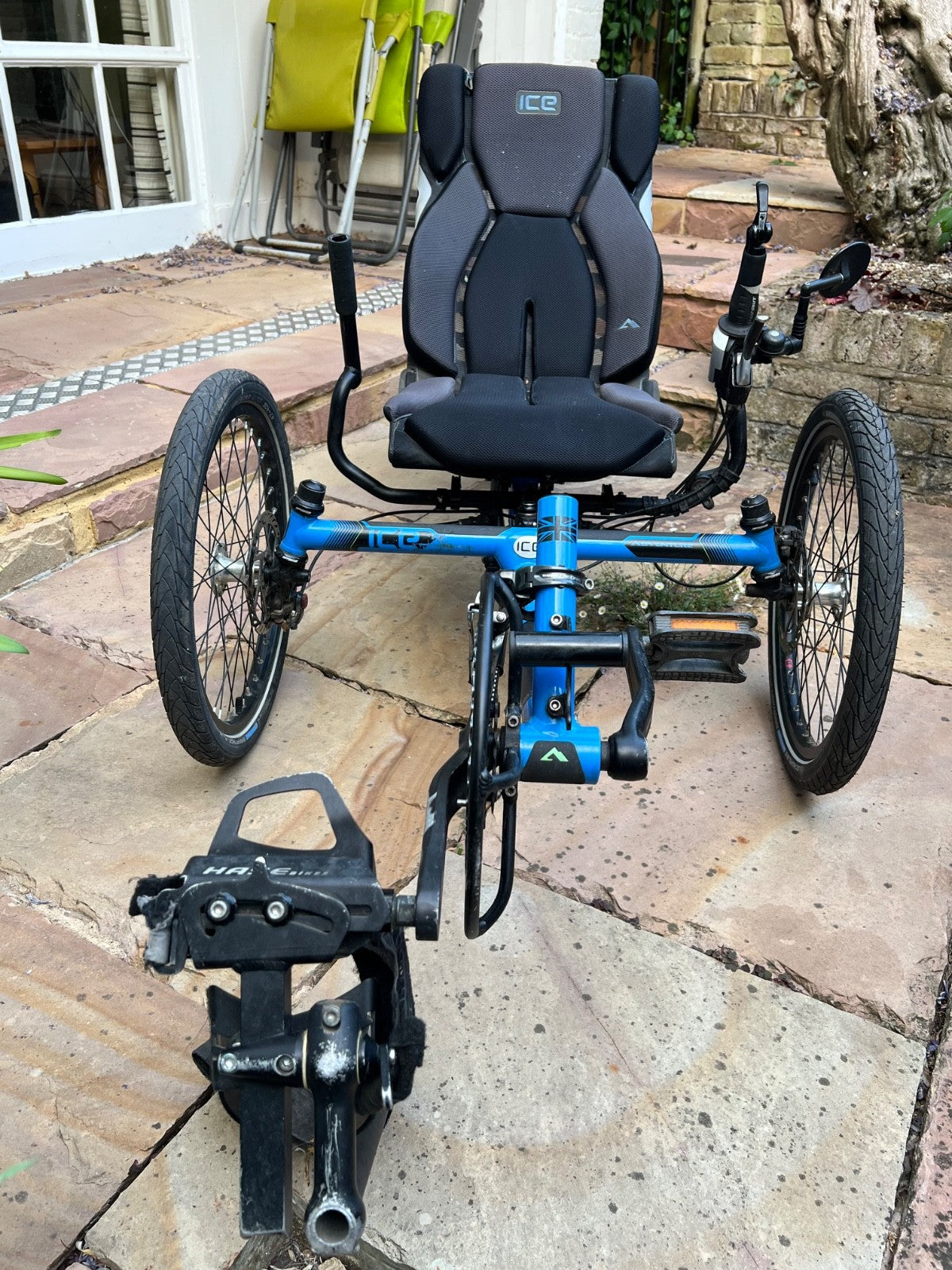 2017 ICE Adventure Recumbent folding Trike. Hub gears, Ergo Luxe Seat.