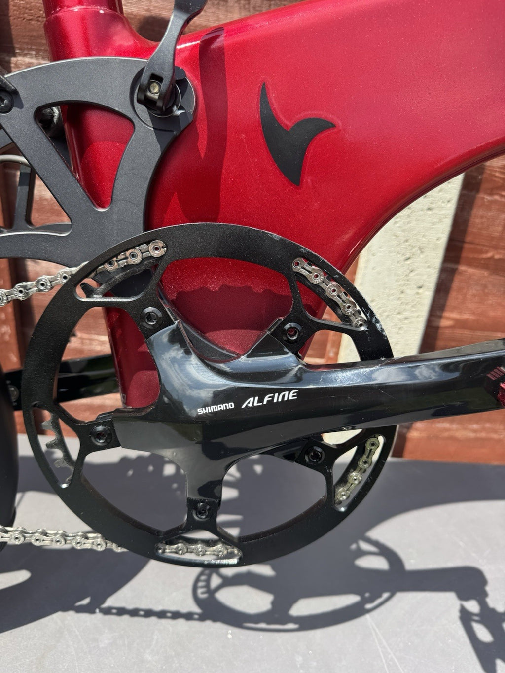 Hummingbird Prodrive Folding Bike Carbon Tri-Spokes mint condition+£174 CarryBag
