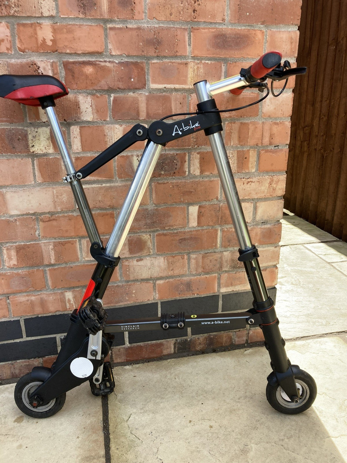 Clive Sinclair A-Bike Plus Folding Commuter Bike with Pump