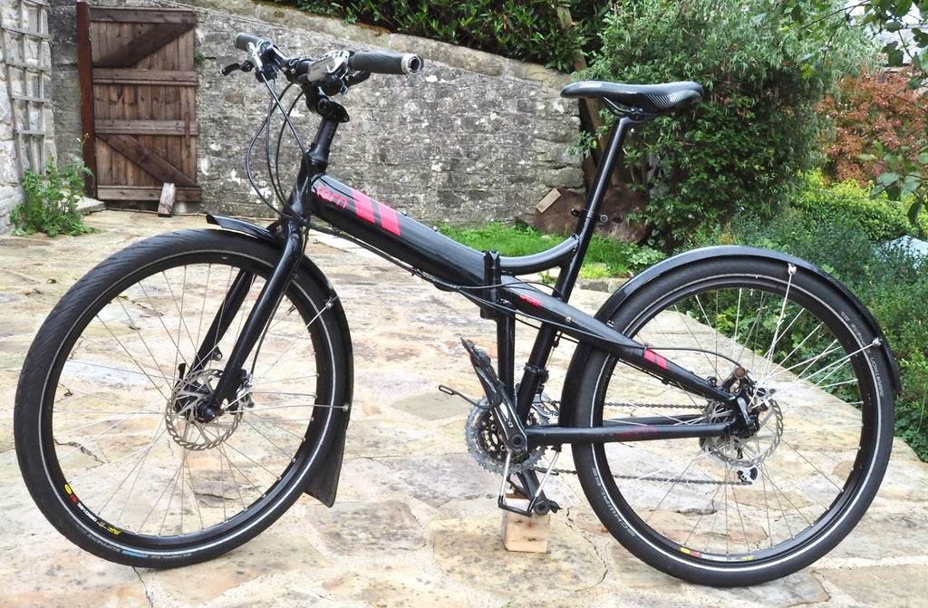 Tern Joe P24 Full Size Folding Bike, Hydraulic Disc Brakes, Extensive Upgrades