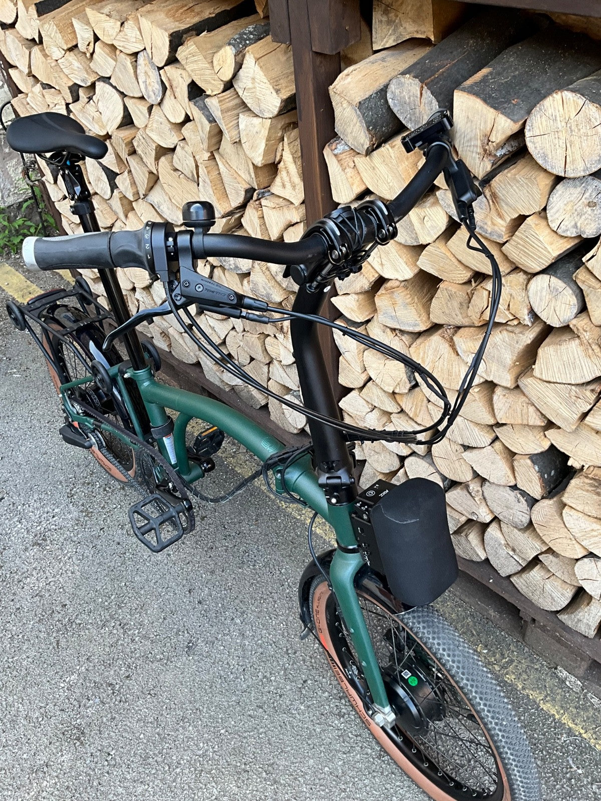 Brompton G Line Forest Green Large. Rohloff - ARCC conversion