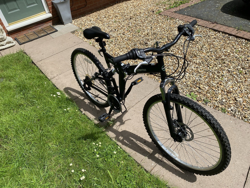 Ecosmo Folding Mountain Bike 26” Front & Rear Suspension Disc Brake - Collection