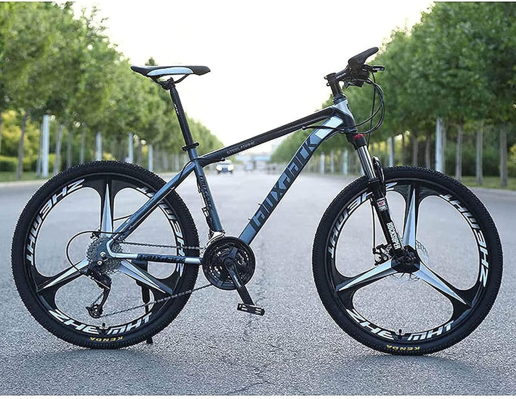 26 '' Folding Mountain Bikes, 21 24 27 30 Speed MTB Bikes, Full Suspension 26 In