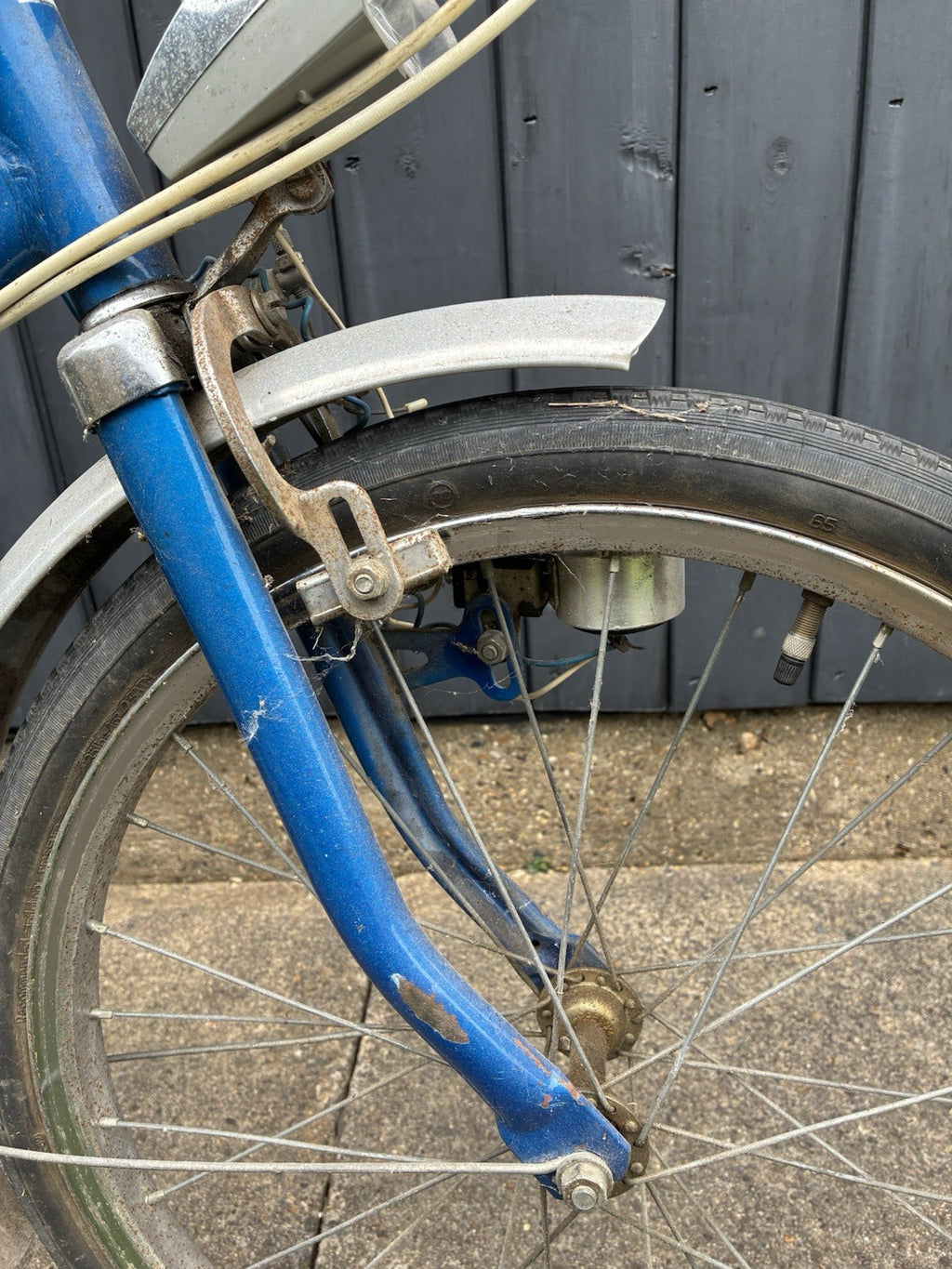 Vintage Universal Folding Bike Made in Poland Retro Project Original Condition