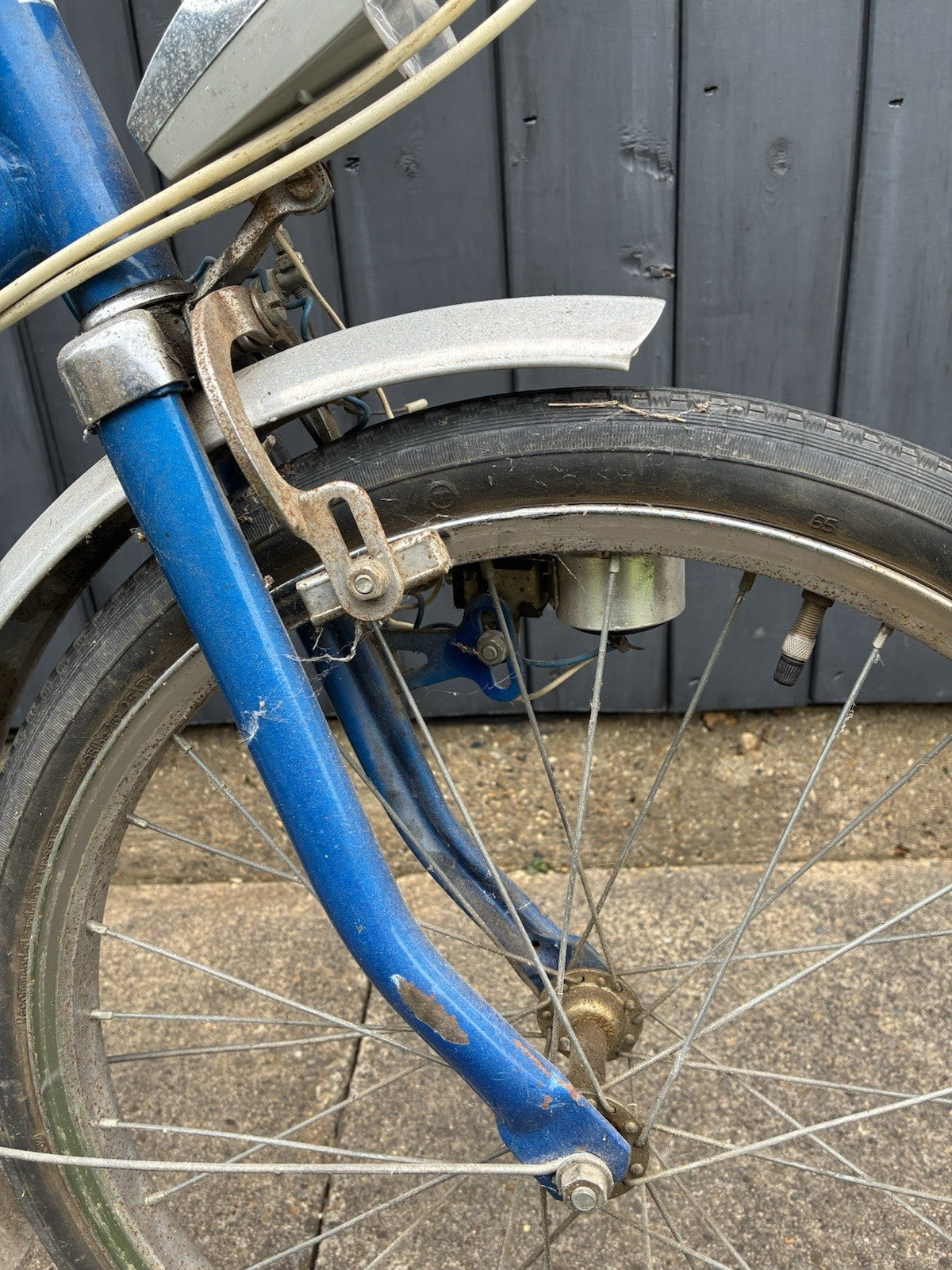 Vintage Universal Folding Bike Made in Poland Retro Project Original Condition