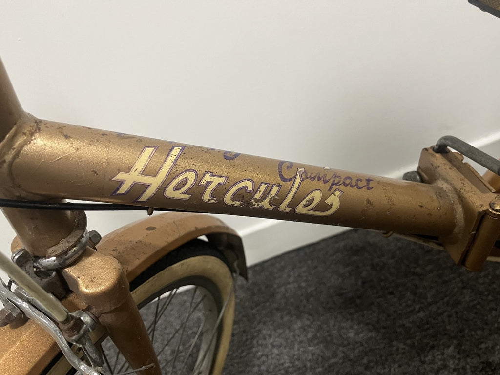 Vintage Hercules Compact Folding Bicycle – Sturmey Archer Gears – Retro Classic