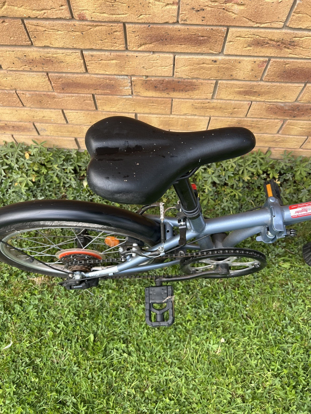 BTWIN Folding Bike 120 Blue/Grey RRP £280 Happy to Ship
