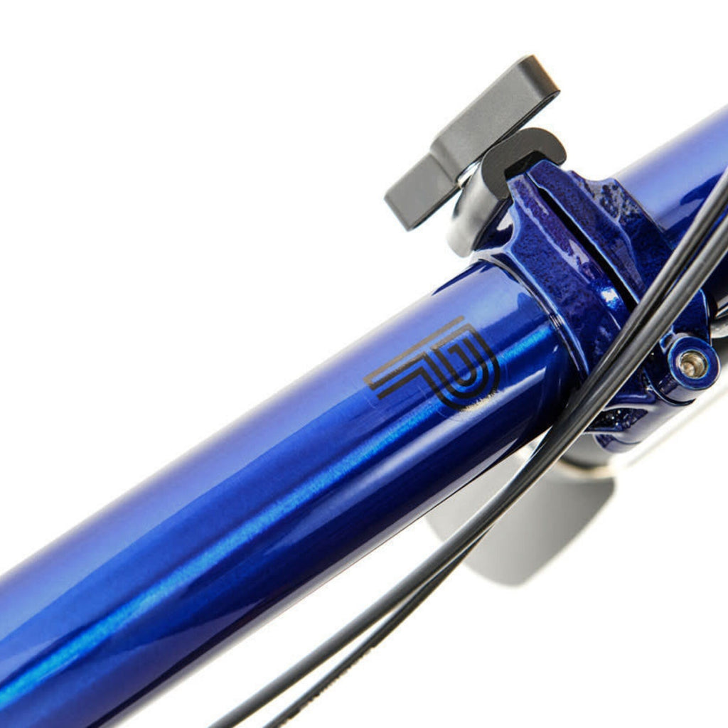 Brompton Electrc P Line 12 Speed M Folding Bike - Blue Lacquer 2025 EXC CONDTN