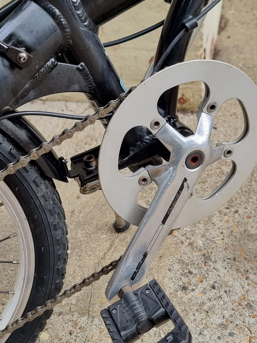 Local Delivery SERVICED folding bike 20 inch wheels XL seat tube bicycle SE95QF