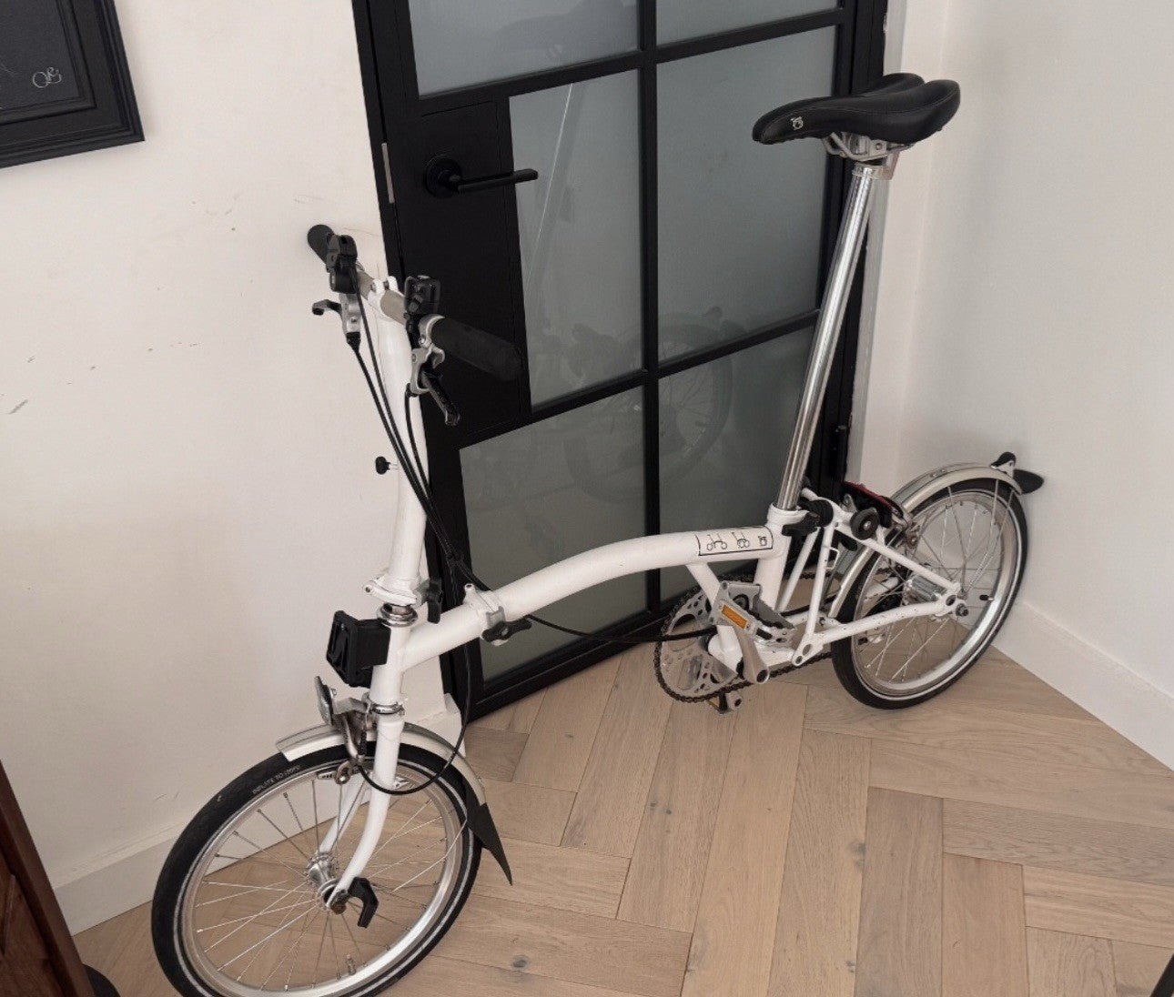 Brompton S3L Folding Bike 3-Speed - WHITE, Camden
