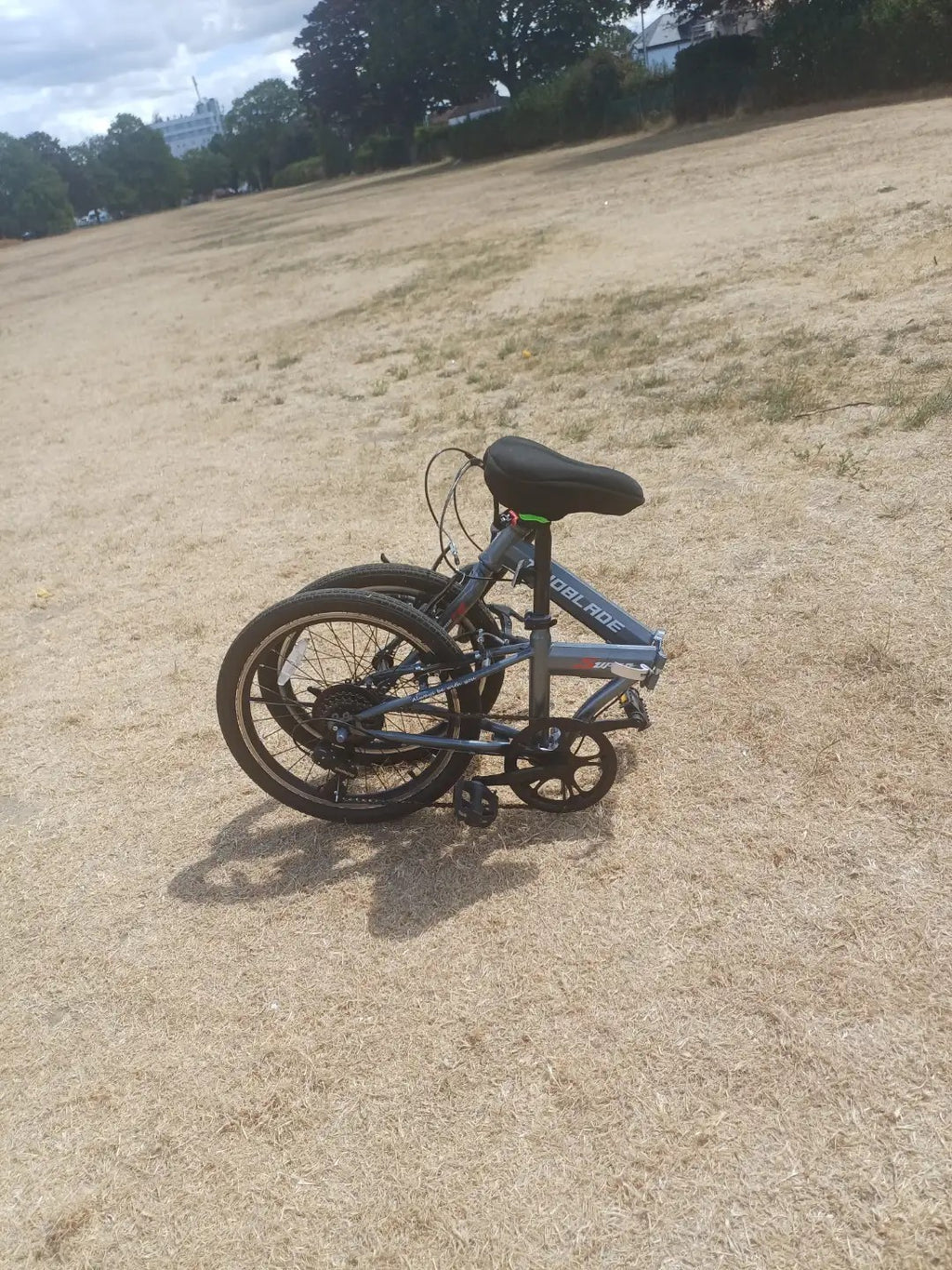 TRIOBLADE Folding Bike 20 In GREY/BLACK