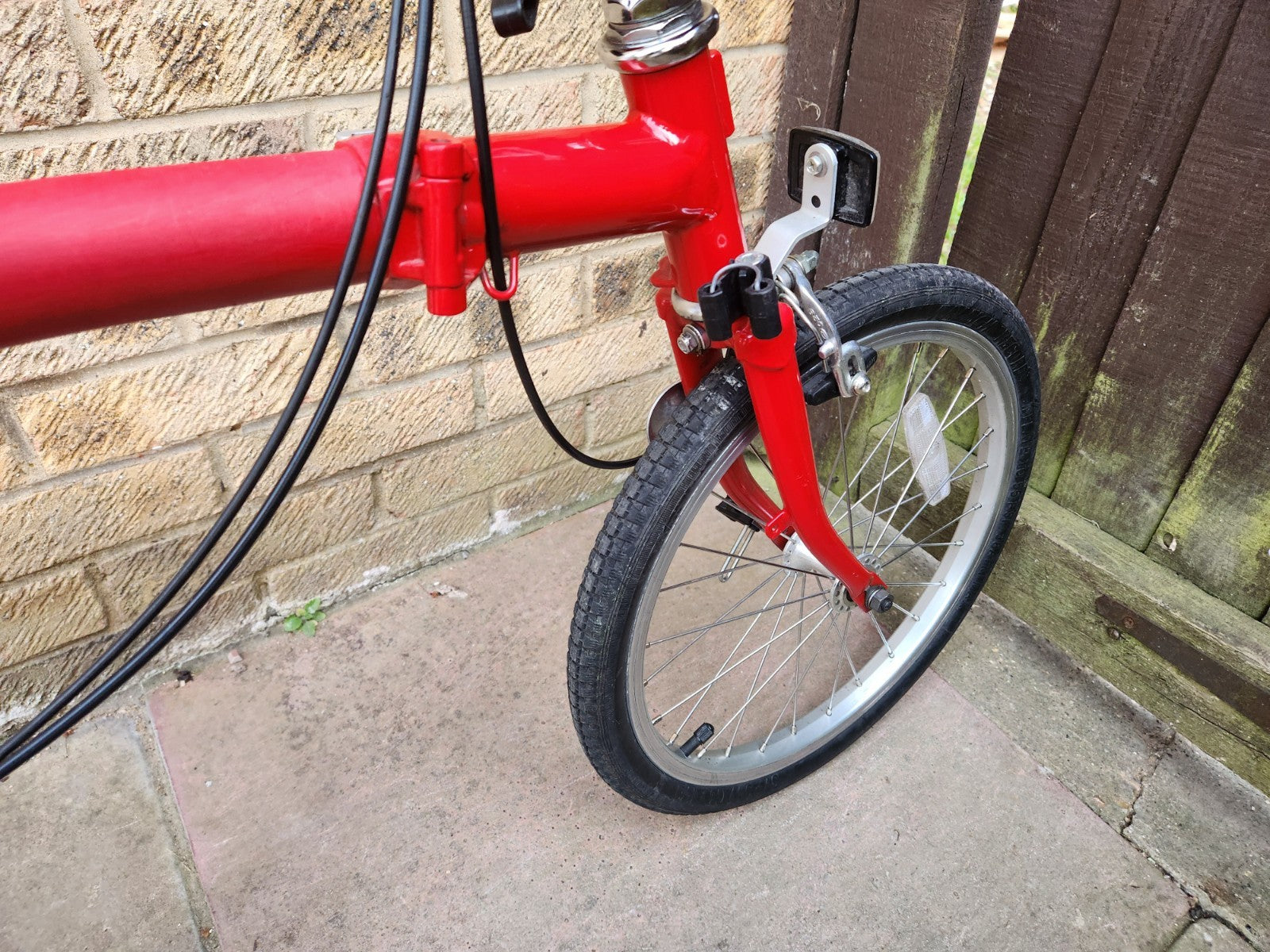 Vintage 2006 Brompton M3E Folding Bike - 3 Speed - Red - Classic M-Bars