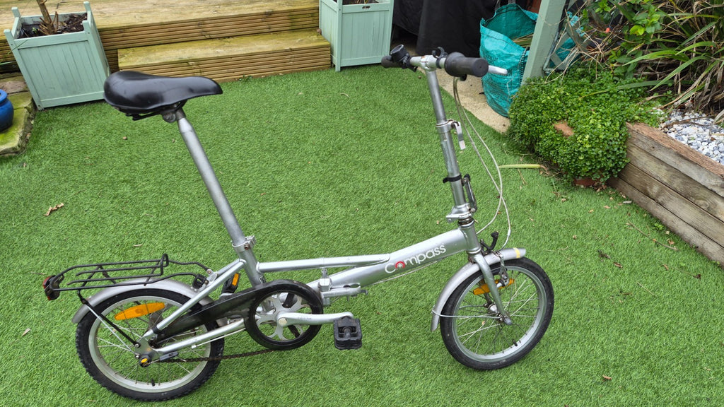 Compass  lightweight folding bicycle 16" wheels.