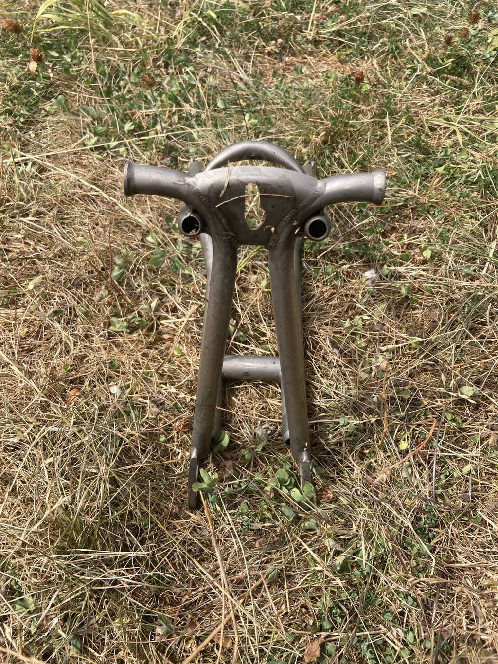 Genuine Brompton titanium rear triangle damaged